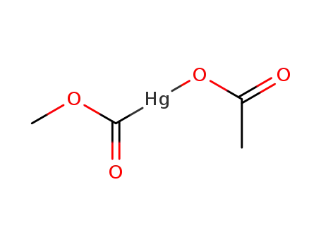 Molecular Structure of 15714-24-6 ((methoxycarbonyl)mercury - acetic acid (1:1))