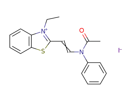 2-(2-(Acetylphenylamino)ethenyl)-3-ethylbenzothiazolium iodide