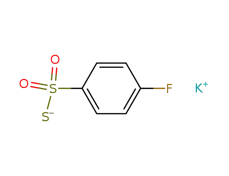 Benzenesulfonothioic acid, 4-fluoro-, potassium salt