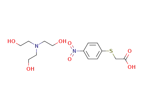 2-hydroxy-N,N-bis(2-hydroxyethyl)ethanaminium [(4-nitrophenyl)sulfanyl]acetate