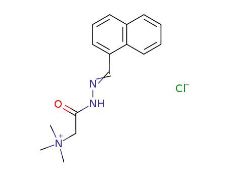 Ethanaminium,N,N,N-trimethyl-2-[2-(1-naphthalenylmethylene)hydrazinyl]-2-oxo-, chloride(1:1)
