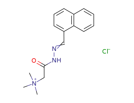 Ethanaminium,N,N,N-trimethyl-2-[2-(1-naphthalenylmethylene)hydrazinyl]-2-oxo-, chloride(1:1)