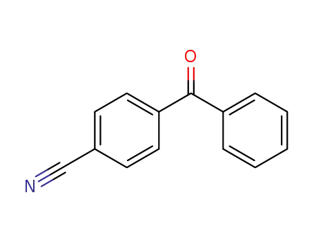 Molecular Structure of 1503-49-7 (4-CYANOBENZOPHENONE)