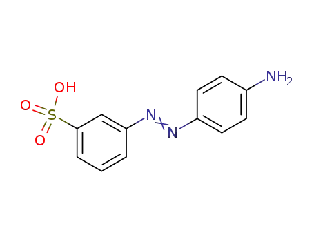 Molecular Structure of 102-23-8 (m-[(p-Aminophenyl)azo]benzenesulphonic acid)