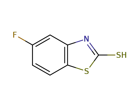 Molecular Structure of 155559-81-2 (5-FLUORO-2-MERCAPTOBENZOTHIAZOLE)