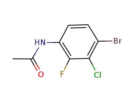 Acetamide, N-(4-bromo-3-chloro-2-fluorophenyl)-