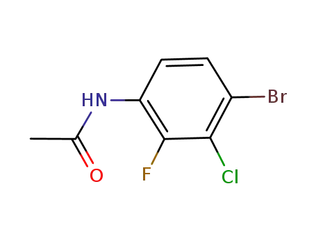 Molecular Structure of 143360-05-8 (Acetamide, N-(4-bromo-3-chloro-2-fluorophenyl)-)