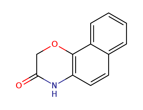 Molecular Structure of 19649-40-2 (2H-Naphth[1,2-b]-1,4-oxazin-3(4H)-one)