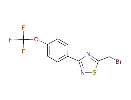 1,2,4-Thiadiazole, 5-(bromomethyl)-3-[4-(trifluoromethoxy)phenyl]-