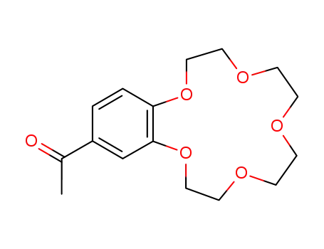 Molecular Structure of 41757-95-3 (4'-ACETYLBENZO-15-CROWN 5-ETHER)