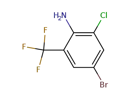 4-BROMO-2-CHLORO-6-(트리플루오로메틸)ANI&