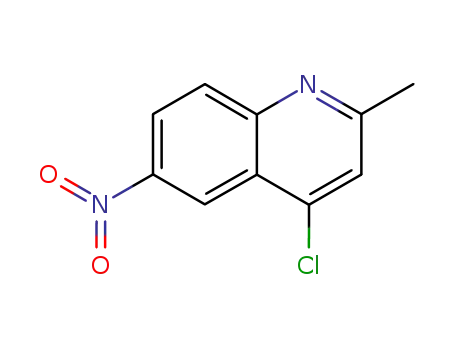 Molecular Structure of 1207-81-4 (4-CHLORO-2-METHYL-6-NITROQUINOLINE)