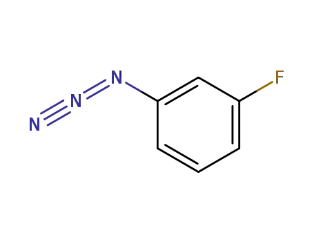 Molecular Structure of 3296-03-5 (3-Fluorophenyl azide solution)