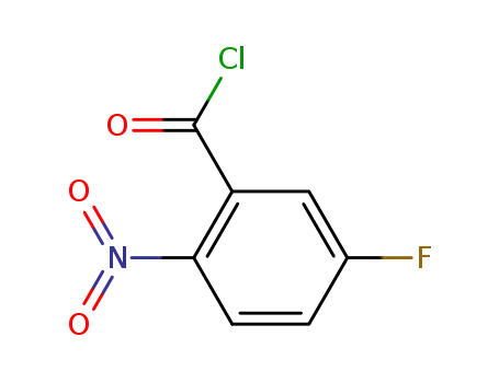 Molecular Structure of 394-02-5 (5-Fluoro-2-nitrobenzoyl chloride)