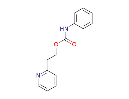 Molecular Structure of 6329-04-0 (2-(pyridin-2-yl)ethyl phenylcarbamate)
