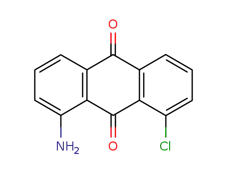 Molecular Structure of 117-09-9 (1-amino-8-chloro-9,10-anthraquinone)