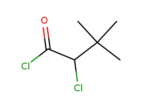 Molecular Structure of 52920-18-0 (Butanoyl chloride, 2-chloro-3,3-dimethyl-)