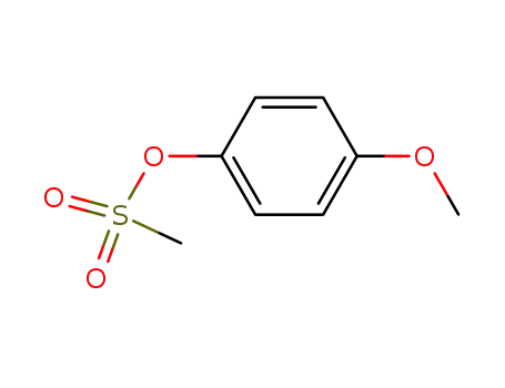 Molecular Structure of 19013-30-0 (4-Methoxyphenyl mesylate, 4-[(Methylsulphonyl)oxy]anisole)