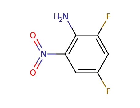 Molecular Structure of 364-30-7 (2,4-DIFLUORO-6-NITROANILINE)