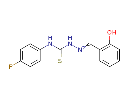 Hydrazinecarbothioamide,N-(4-fluorophenyl)-2-[(2-hydroxyphenyl)methylene]- cas  16113-37-4