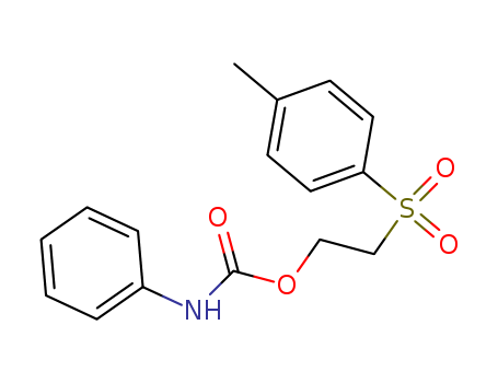 Ethanol,2-[(4-methylphenyl)sulfonyl]-, phenylcarbamate (9CI)