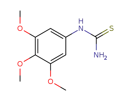 Molecular Structure of 59083-54-4 (1-(3,4,5-TRIMETHOXYPHENYL)-2-THIOUREA)