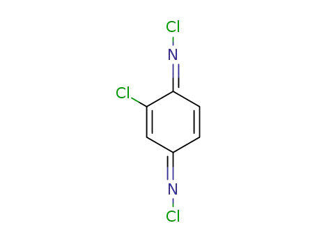 Molecular Structure of 3029-59-2 (2,5-Cyclohexadiene-1,4-diimine,N1,N4,2-trichloro-)
