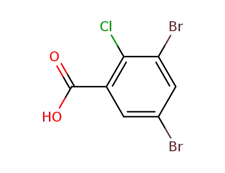 benzoic acid, 3,5-dibromo-2-chloro-