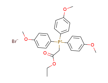 Phosphonium,(2-ethoxy-2-oxoethyl)tris(4-methoxyphenyl)-, bromide (1:1) cas  15676-95-6