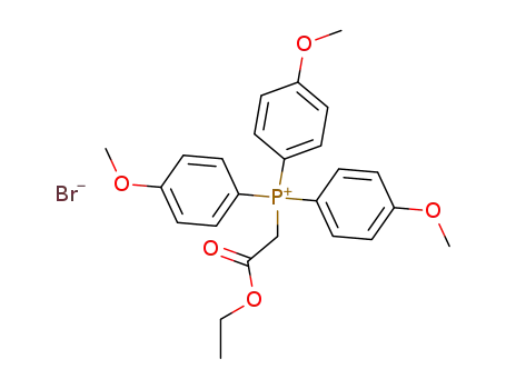 Molecular Structure of 15676-95-6 ((2-ethoxy-2-oxoethyl)[tris(4-methoxyphenyl)]phosphonium)