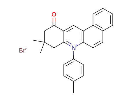 Benz[a]acridinium,
8,9,10,11-tetrahydro-9,9-dimethyl-7-(4-methylphenyl)-11-oxo-, bromide