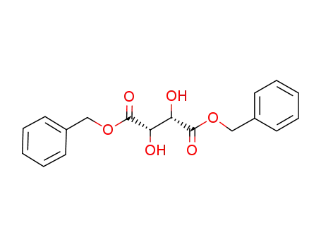 Molecular Structure of 4136-22-5 ((-)-Dibenzyl D-tartrate)