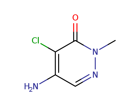 3(2H)-Pyridazinone,5-amino-4-chloro-2-methyl-