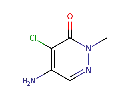 Molecular Structure of 17254-80-7 (chloridazon-methyl-desphenyl)