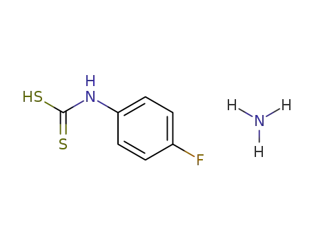 [(4-fluorophenyl)amino]methanedithioic acid cas  19182-34-4
