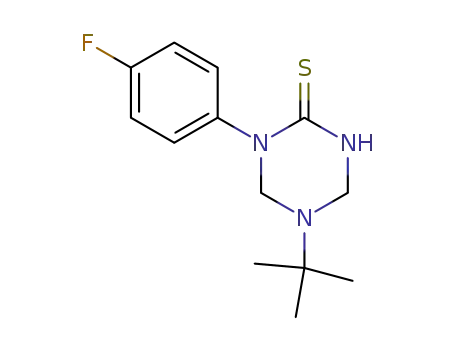 1,3,5-Triazine-2(1H)-thione,
5-(1,1-dimethylethyl)-1-(4-fluorophenyl)tetrahydro-