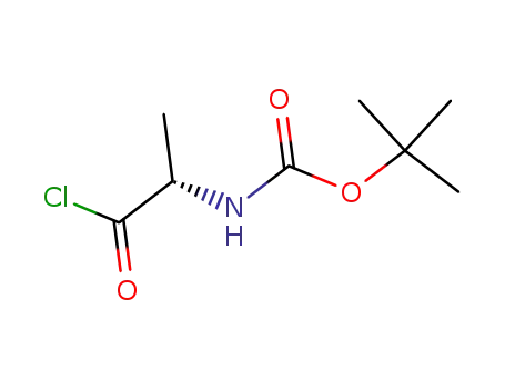 Molecular Structure of 631914-55-1 (Carbamic acid, [(1S)-2-chloro-1-methyl-2-oxoethyl]-, 1,1-dimethylethyl ester)