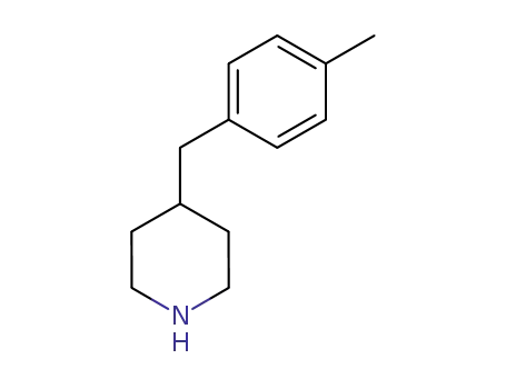 Molecular Structure of 92822-01-0 (4-(4-METHYL-BENZYL)-PIPERIDINE)