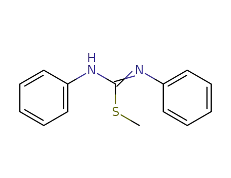 Molecular Structure of 5416-30-8 (2-methyl-1,3-diphenylisothiourea)