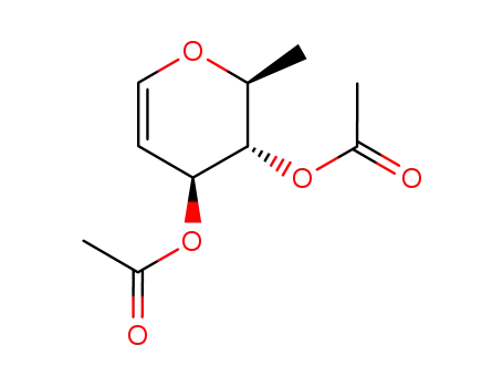 L-arabino-Hex-1-enitol,1,5-anhydro-2,6-dideoxy-, 3,4-diacetate