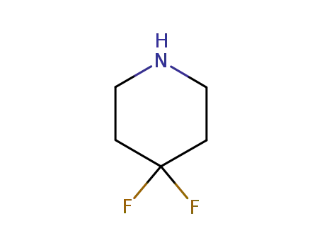 Molecular Structure of 21987-29-1 (4,4-DIFLUOROPIPERIDINE)