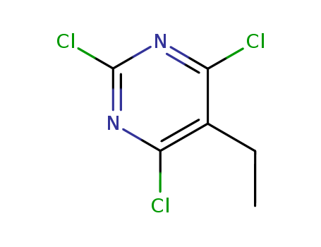 Pyrimidine, 2,4,6-trichloro-5-ethyl-