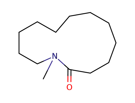 Molecular Structure of 5498-70-4 (1-Azacyclotridecan-2-one, 1-methyl-)