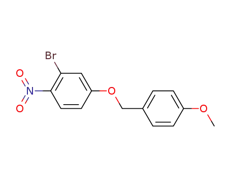 Benzene, 2-bromo-4-[(4-methoxyphenyl)methoxy]-1-nitro-