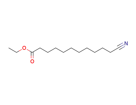 Molecular Structure of 52162-19-3 (Undecanoic acid, 11-cyano-, ethyl ester)