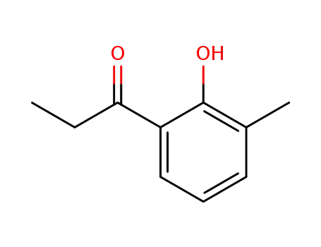 Molecular Structure of 3338-15-6 (1-Propanone, 1-(2-hydroxy-3-methylphenyl)-)