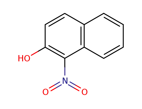 Molecular Structure of 550-60-7 (1-Nitro-2-naphthol)