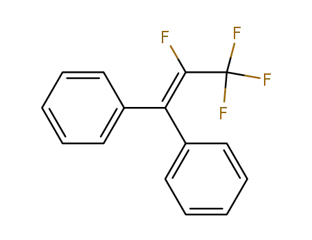 Molecular Structure of 1493-86-3 (Benzene, 1,1'-(2,3,3,3-tetrafluoro-1-propenylidene)bis-)