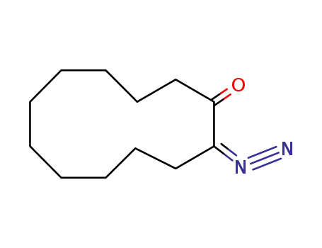 Molecular Structure of 14078-83-2 (Cyclododecanone, 2-diazo-)