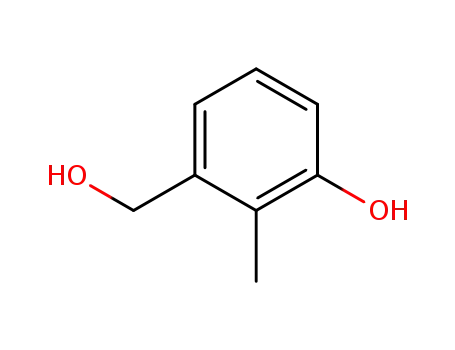 Molecular Structure of 54874-26-9 (3-(hydroxymethyl)-2-methylphenol)